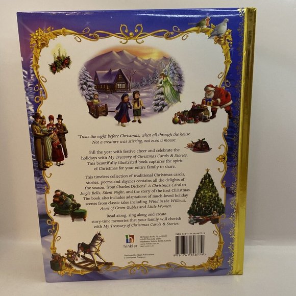 My Treasury Of Christmas Carols And Stories Hardcover Children’s Book - Picture 15 of 16